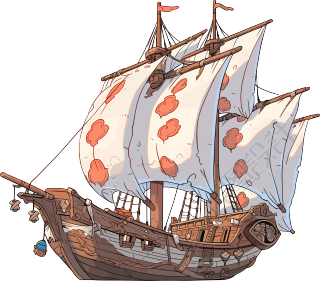 帆船PNG图形素材