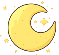 月亮图形设计素材