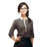 人像老师教育人物插图