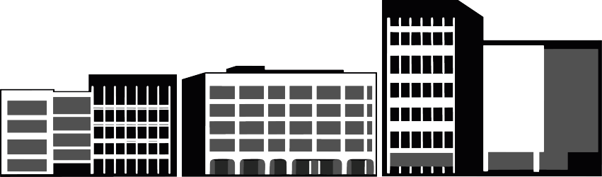建筑剪影插画