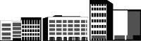 建筑剪影插画