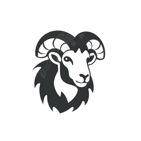 羊logo商用插画设计