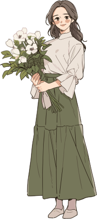 教师节卡通女老师插图
