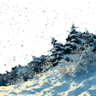 雪景图形素材