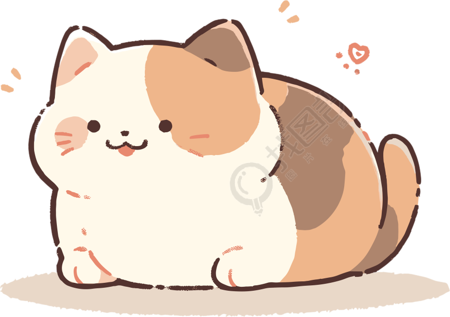 卡通猫商业设计元素