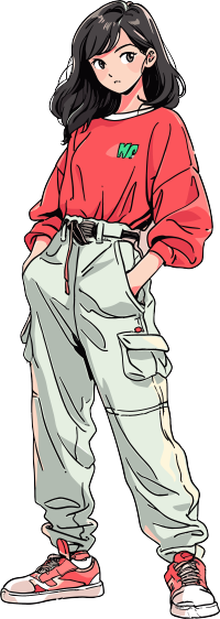 漫画女孩商用设计素材