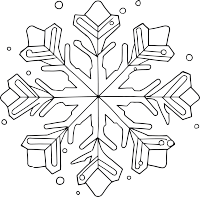 雪花简笔画