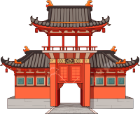 国风阁楼透明背景素材
