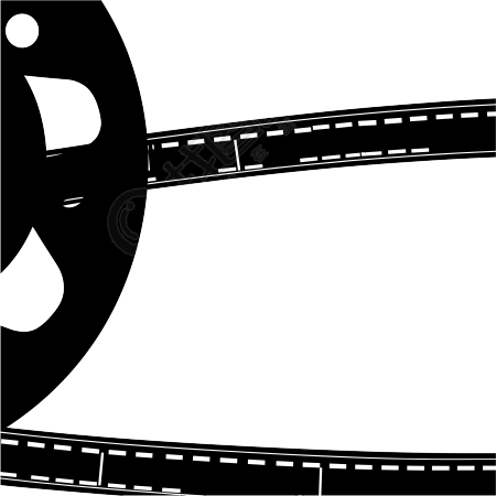 电影胶片边框图形素材