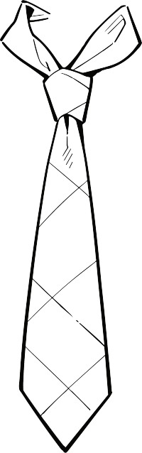 领带简笔画