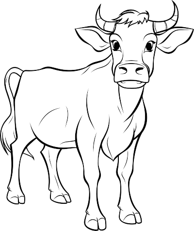 牛的简笔画