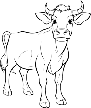 牛的简笔画