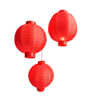 3D红灯笼节日装饰素材
