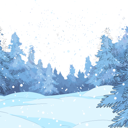 雪景高清图形素材