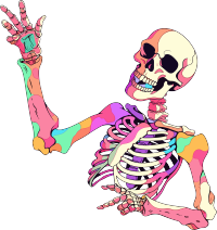 人体骨架图形素材
