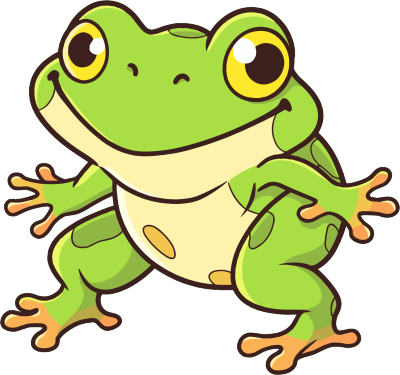 青蛙透明背景插图