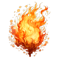 火焰透明背景插图