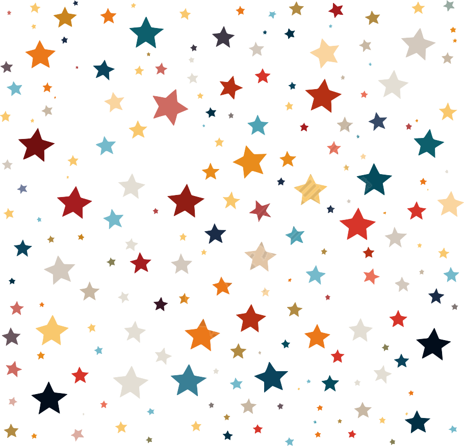 星星背景插画设计