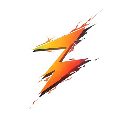 闪电logo图形素材