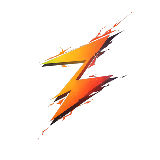 闪电logo图形素材