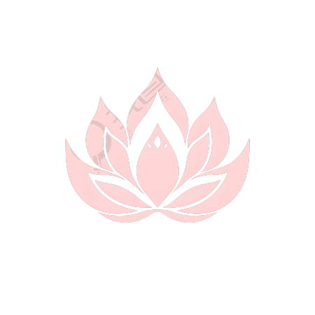 莲花logo透明背景插画