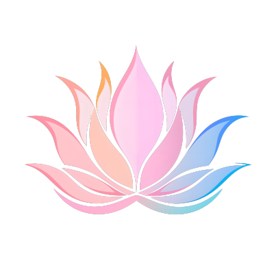 莲花logo图标插画