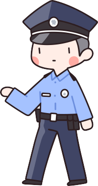 交警卡通素材