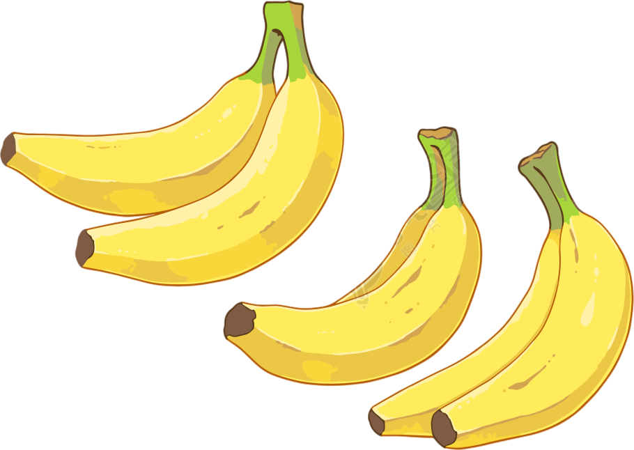 香蕉商业设计元素