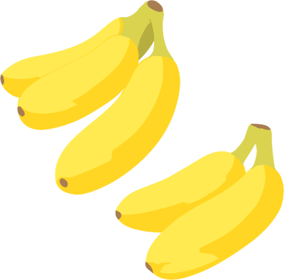 香蕉图案简约设计素材