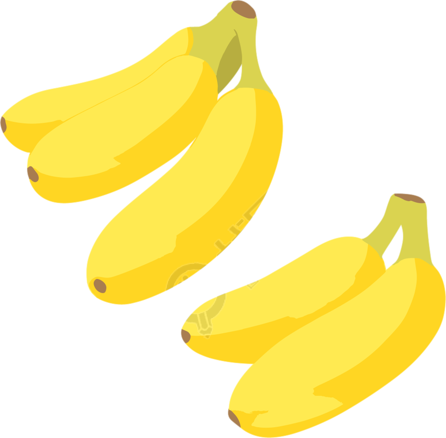 香蕉图案简约设计素材