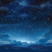 黑夜星空背景元素