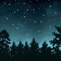 黑夜星空背景矢量插图