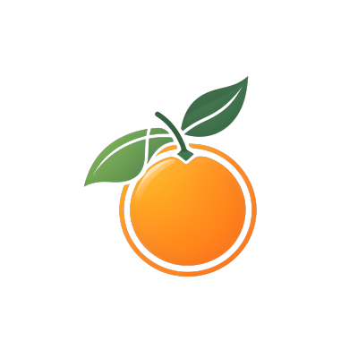 橙子logo极简风格设计素材