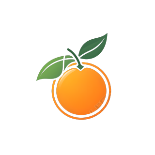 橙子logo极简风格设计素材