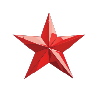 红色五角星素材