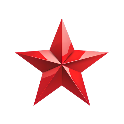 红色五角星商业设计元素