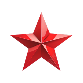 红色五角星商业设计元素