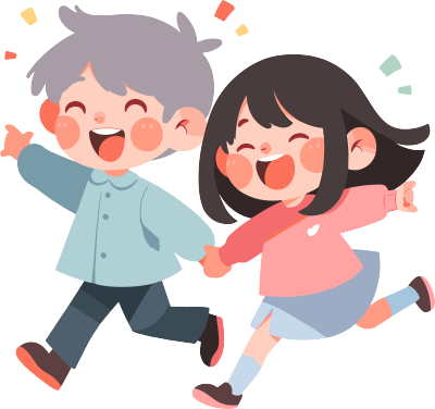 男孩女孩卡通可商用素材