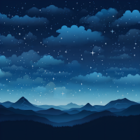 黑夜星空背景素材