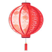 红灯笼插画设计元素