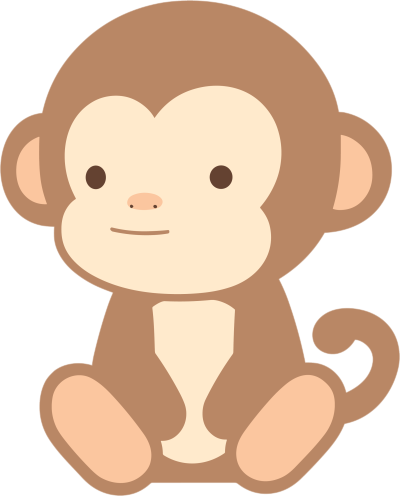 猴子卡通可爱素材