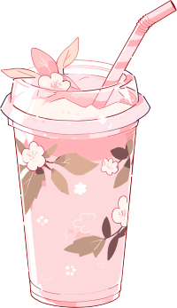 奶茶简约插画