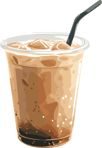 奶茶商业插画素材