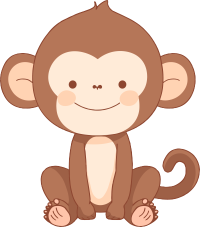 猴子卡通商业插画