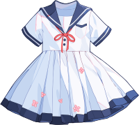 衣服卡通透明背景插图