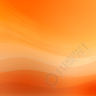 橙色背景插图
