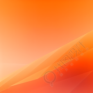 橙色背景插画素材