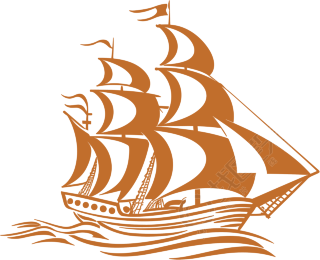 船logo透明背景素材