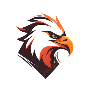 老鹰logo元素插画