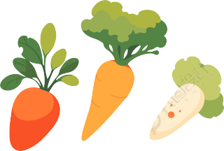 蔬菜水果卡通商业设计素材